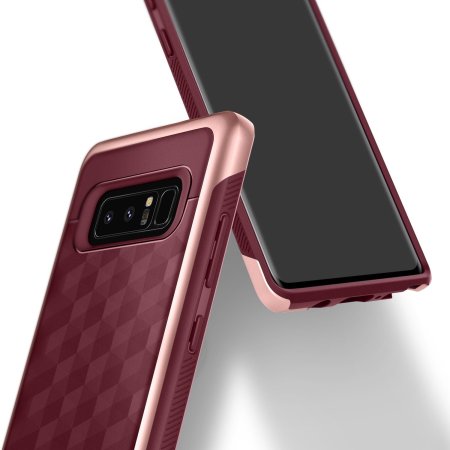 Caseology Parallax Series Samsung Galaxy Note 8 Hülle - Borgoña