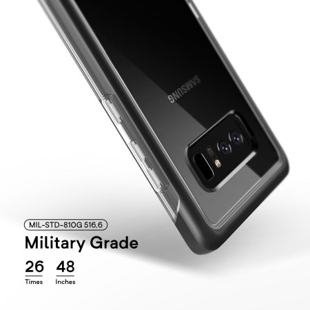 Caseology Galaxy Note 8 Skyfall Series Case - Matte Black