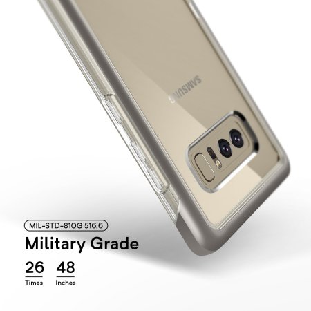 Caseology Skyfall Series Samsung Galaxy Note 8 Hülle - Warme Grau