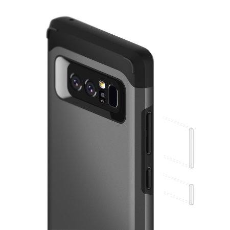Caseology Galaxy Note 8 Legion Series Case - Houtskool Grijs