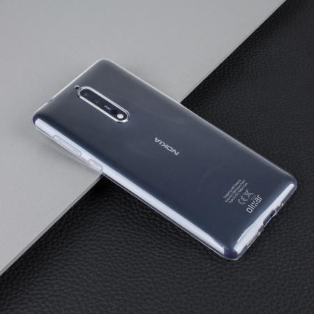 Olixar Ultra-Thin Nokia 8 Case - 100% Clear