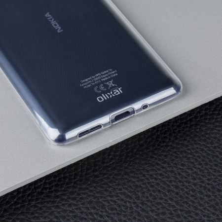 Olixar Ultra-Thin Nokia 8 Case - 100% Clear