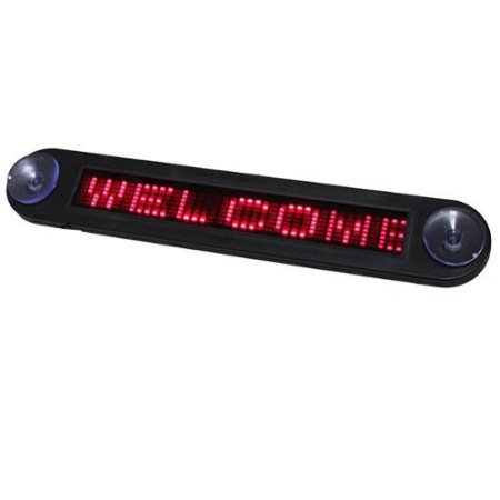United In-Car Programmable Scrolling LED Message Board