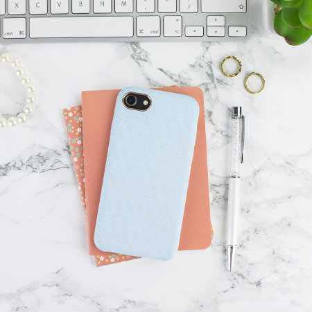 coque iphone 8 pastel bleu