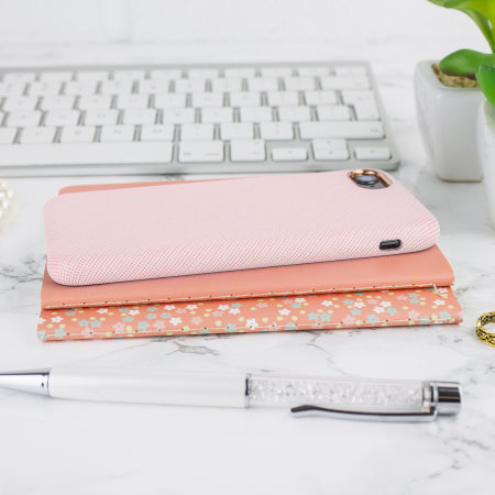 lovecases pretty in pastel iphone 8 denim design case - pink