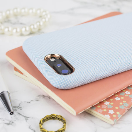 LoveCases Pretty in Pastel iPhone 8 Plus Denim Design Case - Blue