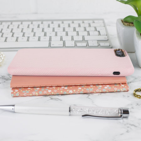 lovecases pretty in pastel iphone 8 plus denim design case - pink