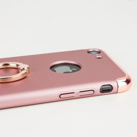 olixar xring iphone 8 / 7 finger loop case - rose gold