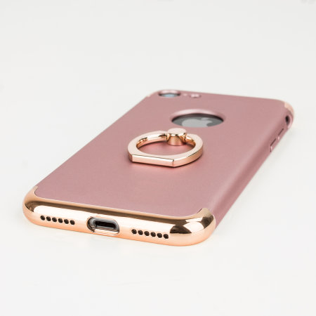 olixar xring iphone 8 / 7 finger loop case - rose gold