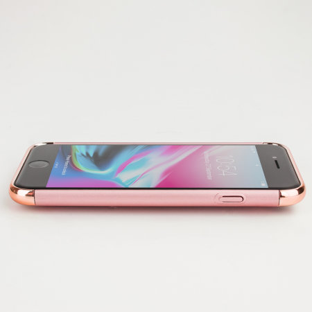 Coque iPhone 8 / 7 Olixar X-Ring – Or Rose