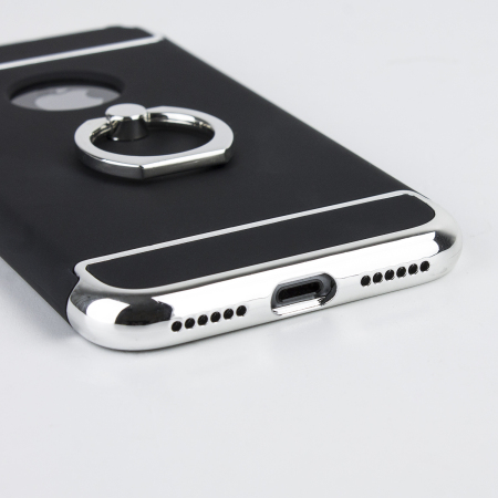 Olixar X-Ring iPhone 8 / 7 Finger Loop Case - Zwart