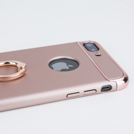 olixar xring iphone 8 plus / 7 plus finger loop case - rose gold