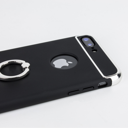 Olixar X-Ring iPhone 8 Plus / 7 Plus Finger Loop Case - Zwart
