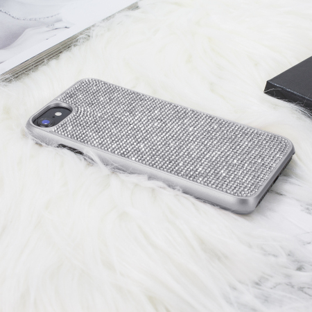 LoveCases Luxury Crystal iPhone 8 / 7 / 6S / 6 Case - Silver