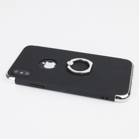 Olixar XRing iPhone X Finger Loop Case - Black