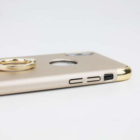 Olixar XRing iPhone X Finger Loop Case - Gold