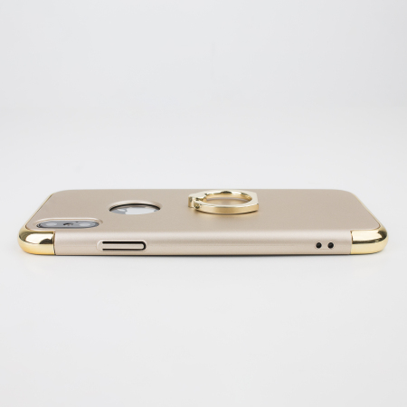 Olixar XRing iPhone X Finger Loop Case - Gold