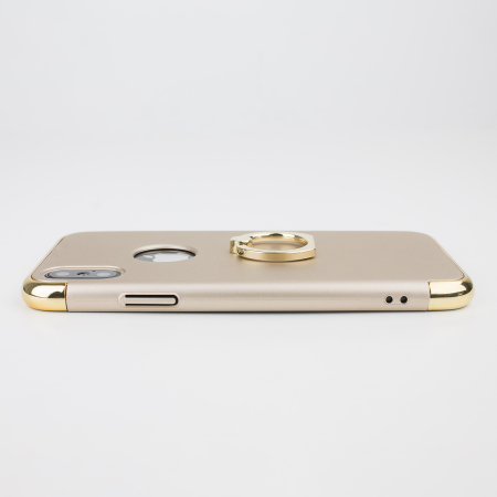 Olixar X-Ring iPhone X Finger Loop Case - Goud