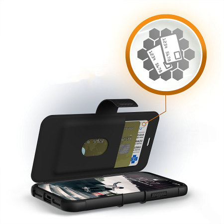 UAG Metropolis Rugged iPhone X Wallet case Tasche in Schwarz