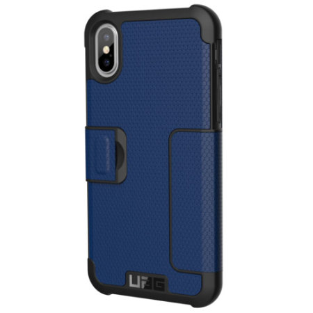 UAG Metropolis Rugged iPhone X Wallet case Tasche in Kobalt