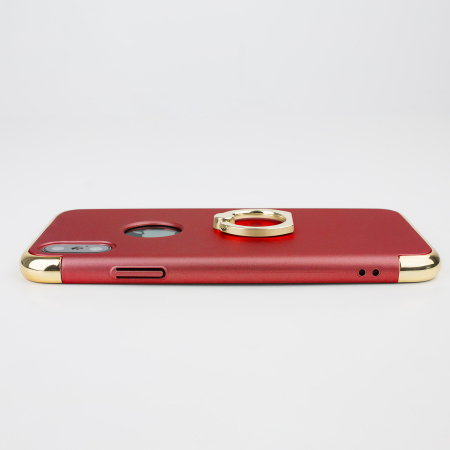 Funda iPhone X Olixar X-Ring - Roja