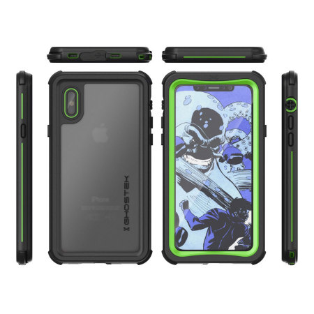 Ghostek Nautical Series iPhone X Waterproof Case - Groen