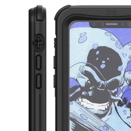 Ghostek Nautical Series iPhone X Waterproof Tough Hülle - Schwarz