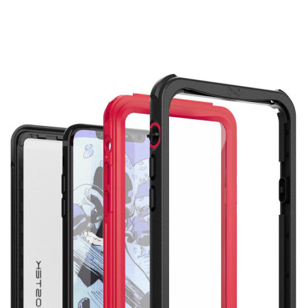 Ghostek Nautical Series iPhone X Waterproof Tough Hülle - Rot