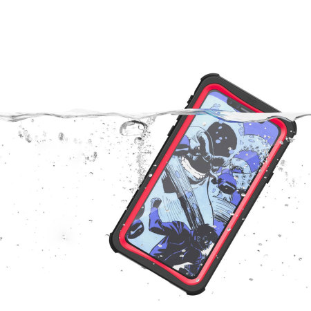Ghostek Nautical Series iPhone X Waterproof Tough Hülle - Rot