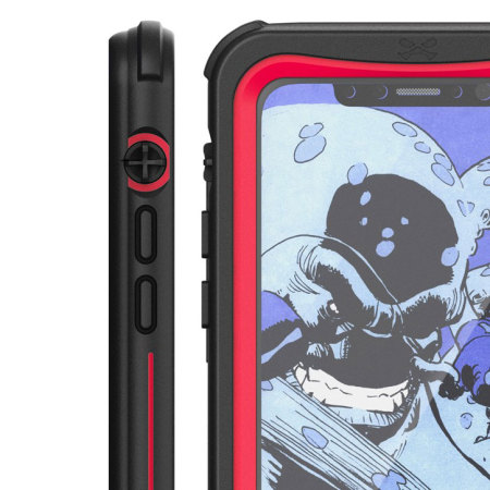 Ghostek Nautical Series iPhone X Waterproof Tough Hülle - Rot