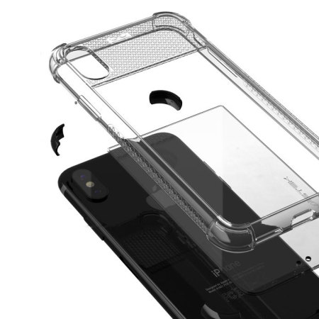 Ghostek Covert 2 iPhone X Bumper Deksel - Klar / Svart