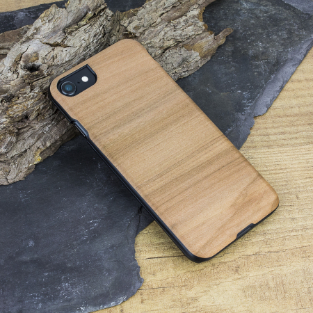 man&wood iphone 8 / 7 wooden case - cappuccino