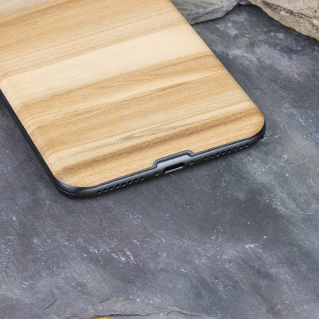 Man&Wood iPhone 8 Plus / 7 Plus Wooden Case - Cappuccino