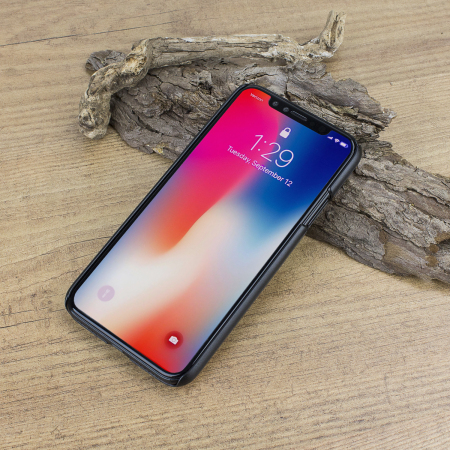 Coque iPhone X Man&Wood Bois - Sabbia