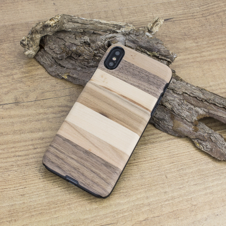 man&wood iphone x wooden case - sabbia