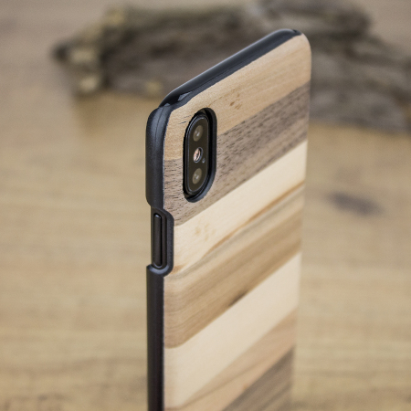 man&wood iphone x wooden case - sabbia