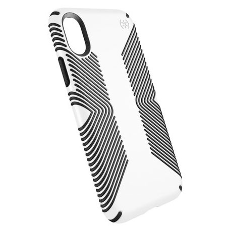 Speck Presidio Grip iPhone X Tough Skal - Svart / Vit