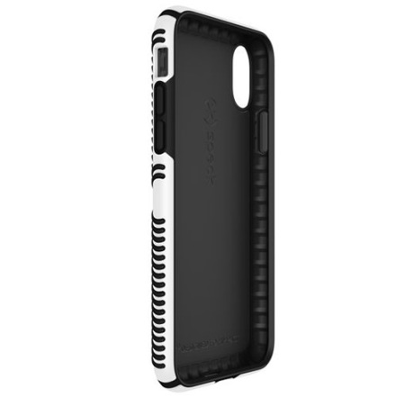 Speck Presidio Grip iPhone X Tough Skal - Svart / Vit