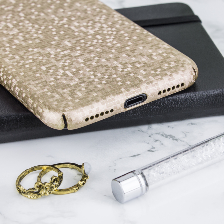 LoveCases iPhone X Shimmering Gold Case - Check Yo' Self