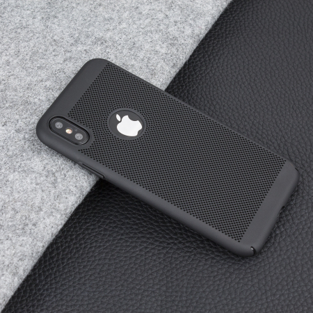 Olixar MeshTex iPhone X Case - Tactical Black