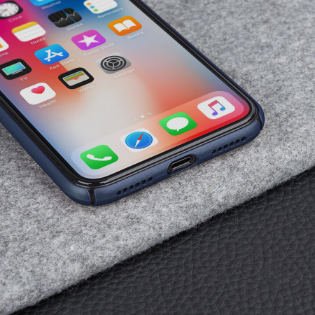 Olixar MeshTex iPhone X Deksel - Blå