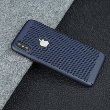 Olixar MeshTex iPhone X Case - Blauw