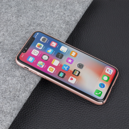 Olixar MeshTex iPhone X Case - Rose Gold