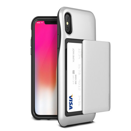 vrs design damda glide iphone x case - white