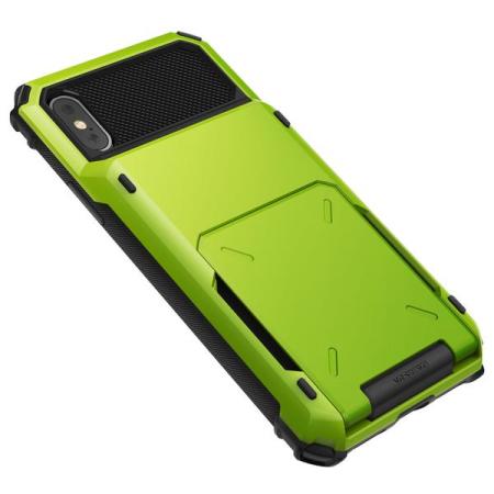 VRS Design Damda Folder iPhone X Case - Lime Green