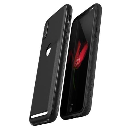 vrs design damda fit iphone x case - black