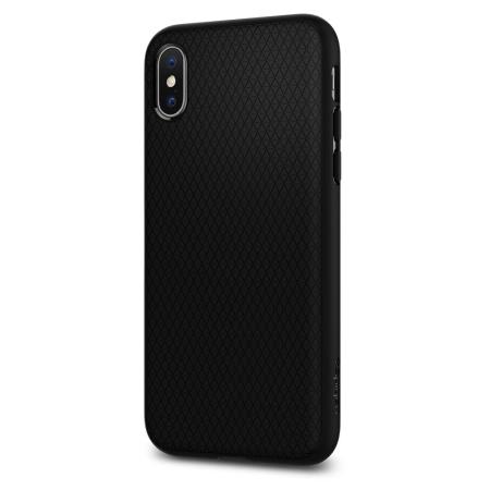 Coque iPhone X Spigen Liquid Air – Noir mat