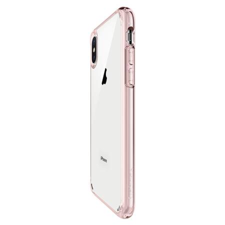Funda iPhone 8 Spigen Ultra Hybrid - Cristal Rosa