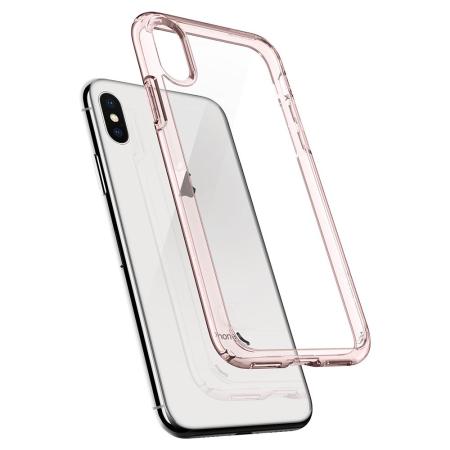 Spigen Ultra Hybrid iPhone 8 Deksel - Rosé Krystall
