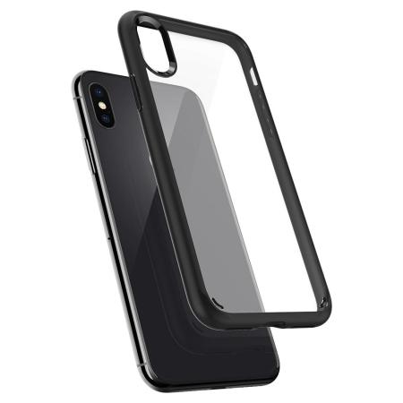 Spigen Ultra Hybrid iPhone X Case - Matte Black